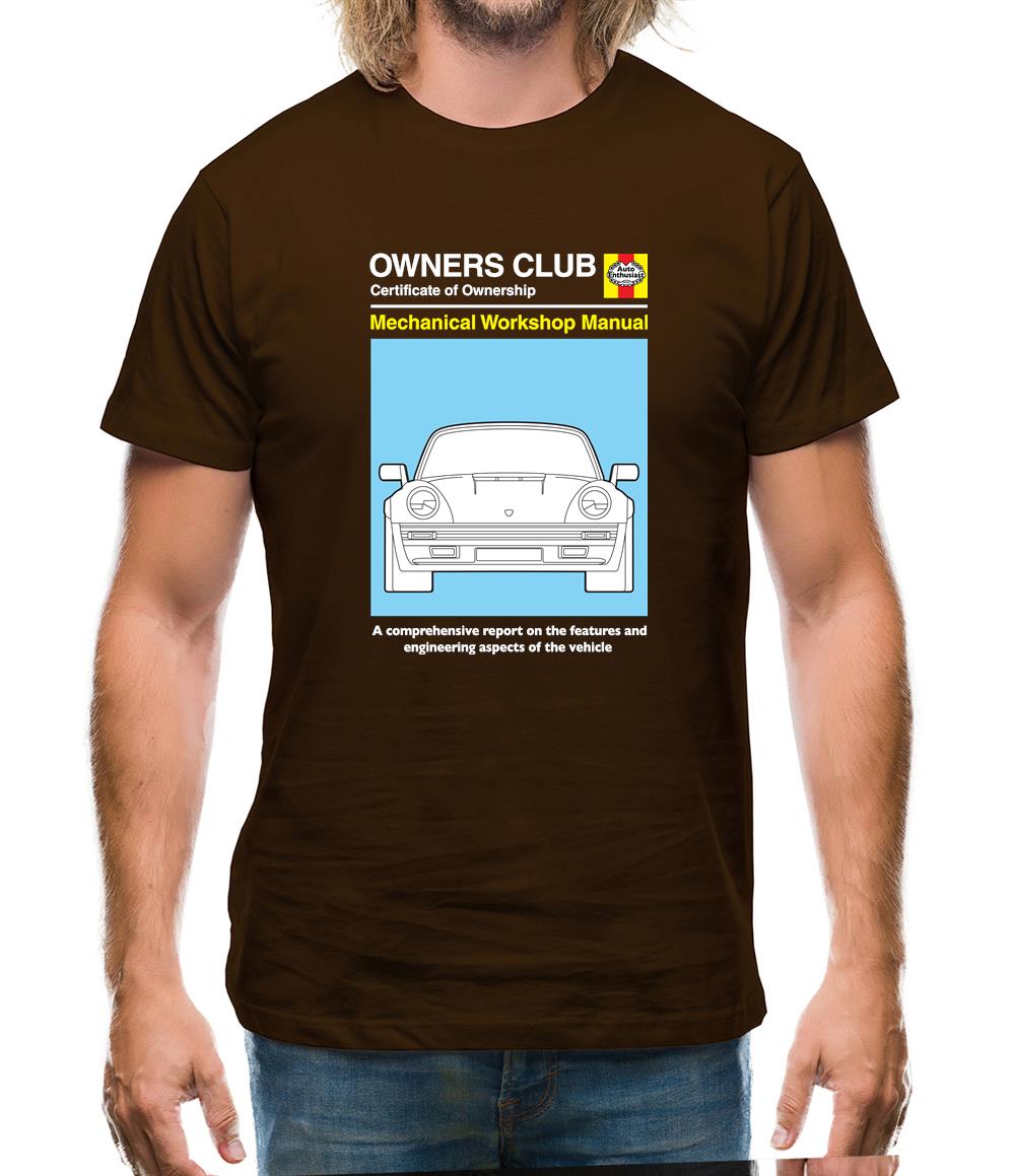 Car Owners Manual 964 Turbo Mens T-Shirt Car Owners Manual 964 Turbo Mens T-Shirt