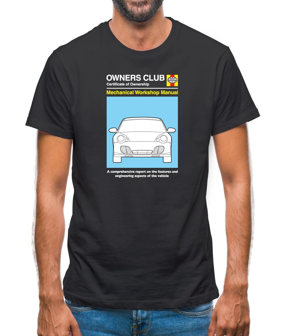 Car Owners Manual 996 Turbo Mens T-Shirt Car Owners Manual 996 Turbo Mens T-Shirt