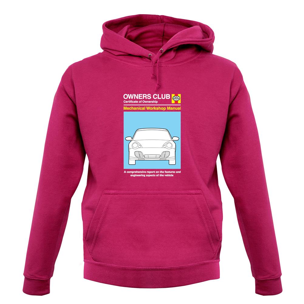 Car Owners Manual 996 Turbo unisex hoodie Car Owners Manual 996 Turbo unisex hoodie