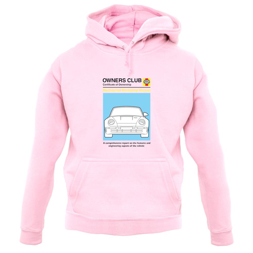 Car Owners Manual 959 Turbo unisex hoodie Car Owners Manual 959 Turbo unisex hoodie