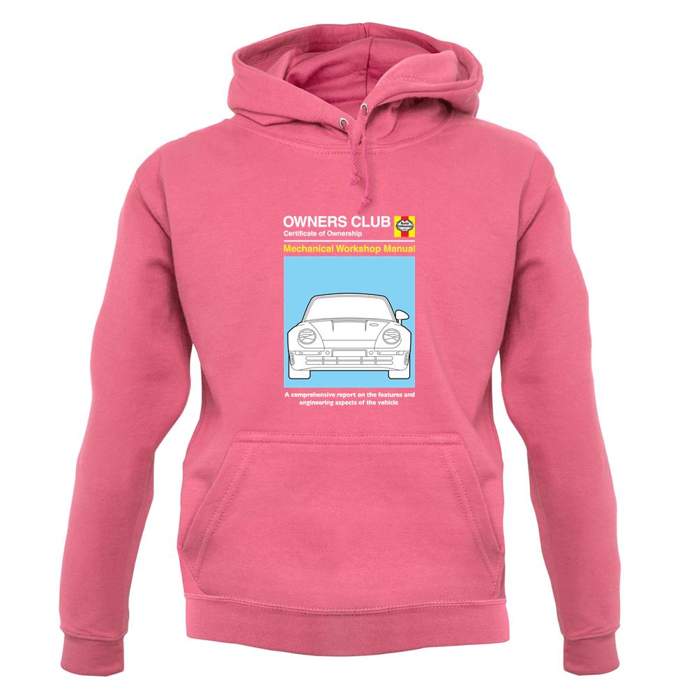 Car Owners Manual 959 Turbo unisex hoodie Car Owners Manual 959 Turbo unisex hoodie