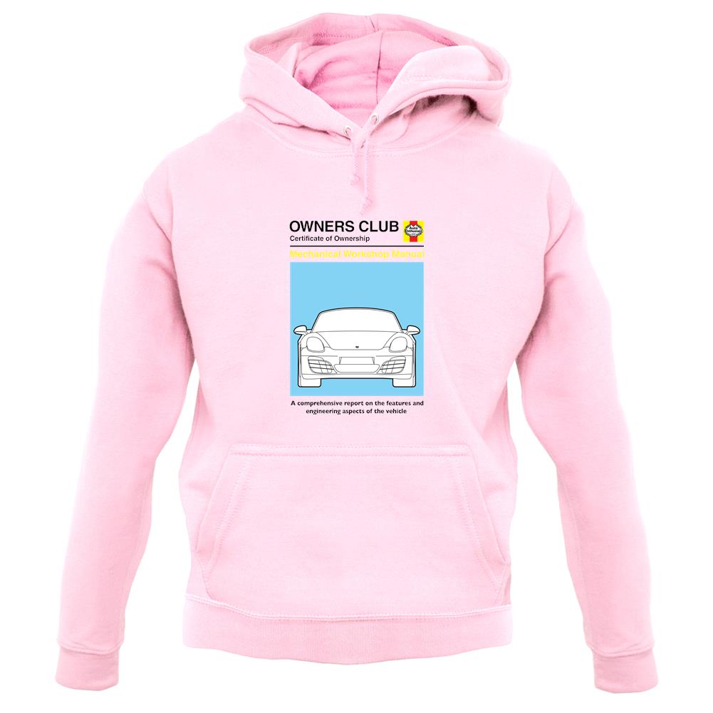 Car Owners Manual 981 Turbo unisex hoodie Car Owners Manual 981 Turbo unisex hoodie