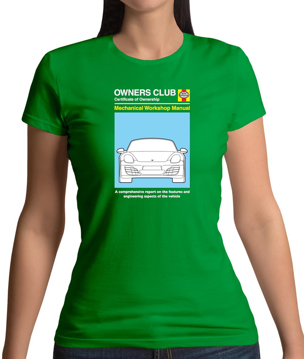 Car Owners Manual 981 Turbo Womens T-Shirt Car Owners Manual 981 Turbo Womens T-Shirt