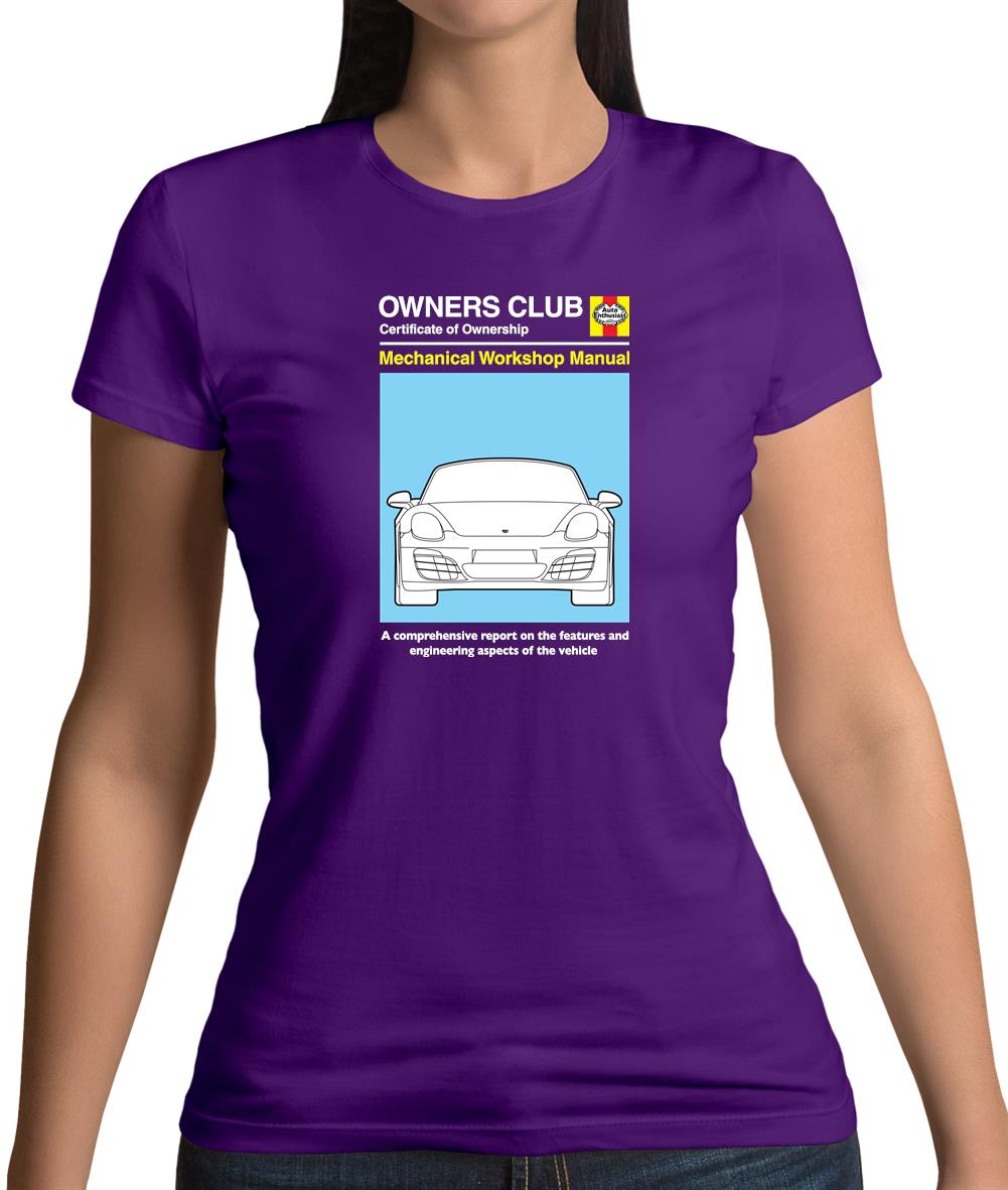 Car Owners Manual 981 Turbo Womens T-Shirt Car Owners Manual 981 Turbo Womens T-Shirt