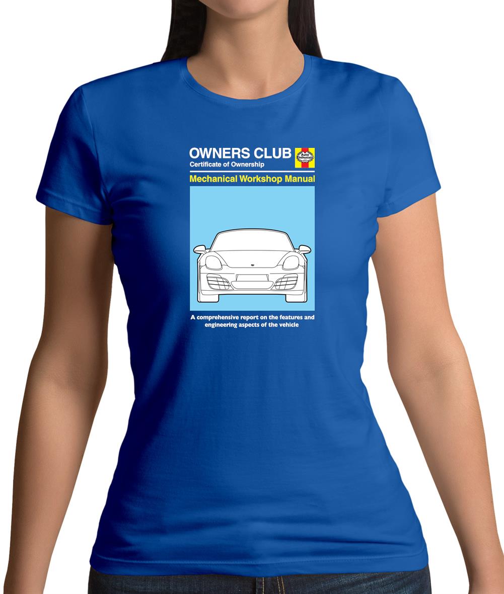 Car Owners Manual 981 Turbo Womens T-Shirt Car Owners Manual 981 Turbo Womens T-Shirt