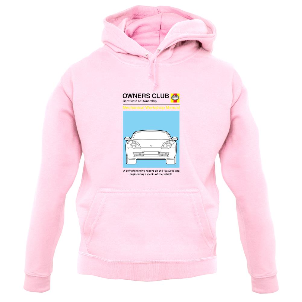 Car Owners Manual 986 Turbo unisex hoodie Car Owners Manual 986 Turbo unisex hoodie
