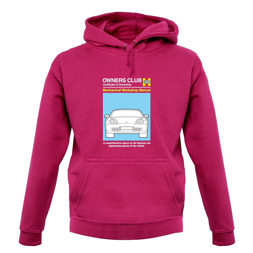 Car Owners Manual 986 Turbo unisex hoodie Car Owners Manual 986 Turbo unisex hoodie