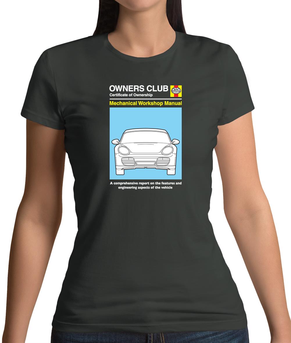 Car Owners Manual 987 Womens T-Shirt