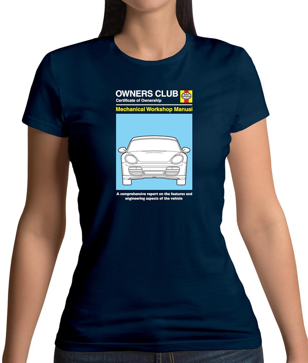 Car Owners Manual 987 Womens T-Shirt Car Owners Manual 987 Womens T-Shirt