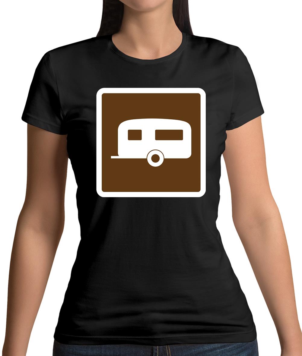 Caravan Sign Womens T-Shirt Caravan Sign Womens T-Shirt