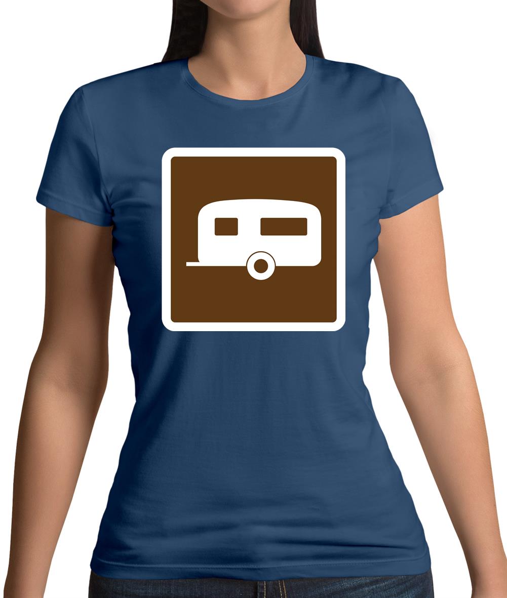 Caravan Sign Womens T-Shirt Caravan Sign Womens T-Shirt