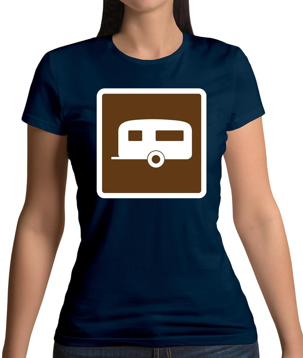Caravan Sign Womens T-Shirt Caravan Sign Womens T-Shirt