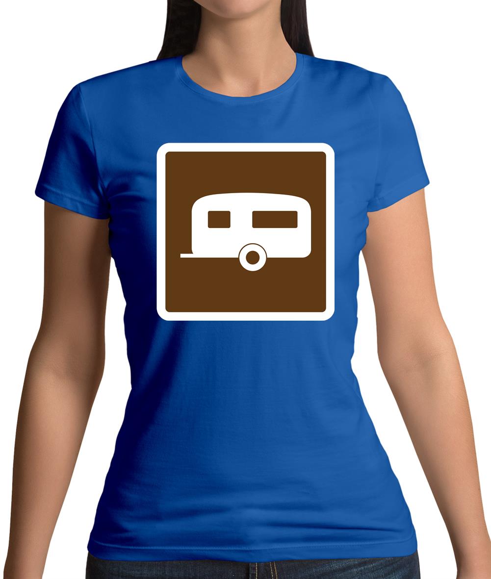 Caravan Sign Womens T-Shirt Caravan Sign Womens T-Shirt