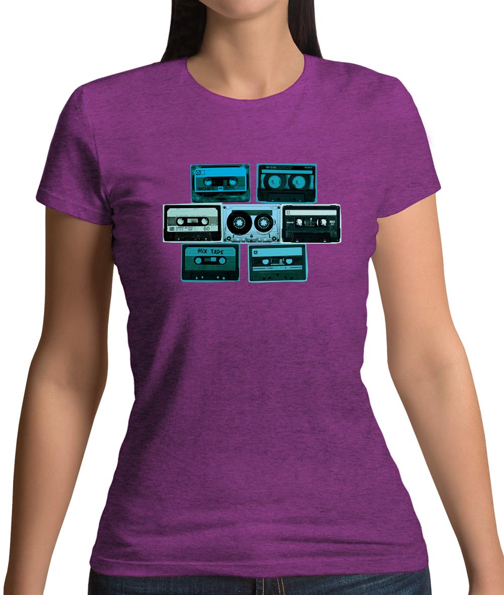 Cassette Tapes Womens T-Shirt Cassette Tapes Womens T-Shirt