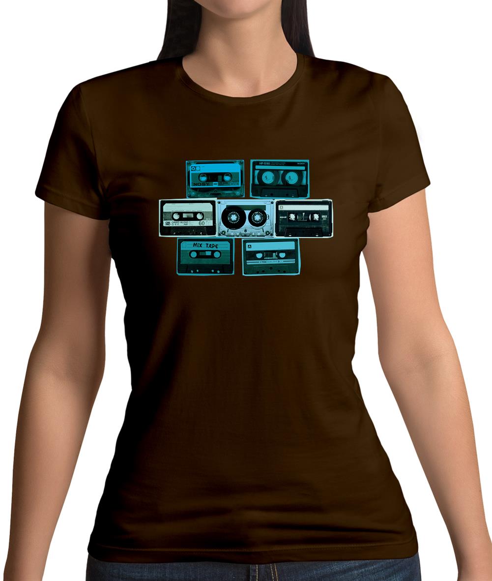 Cassette Tapes Womens T-Shirt Cassette Tapes Womens T-Shirt