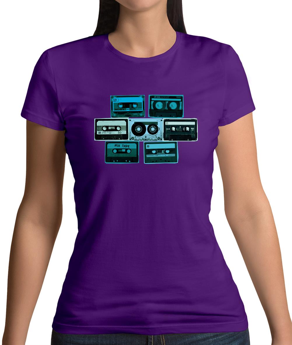 Cassette Tapes Womens T-Shirt Cassette Tapes Womens T-Shirt
