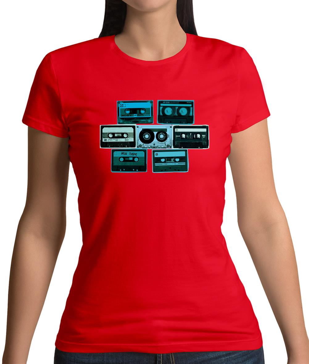 Cassette Tapes Womens T-Shirt Cassette Tapes Womens T-Shirt
