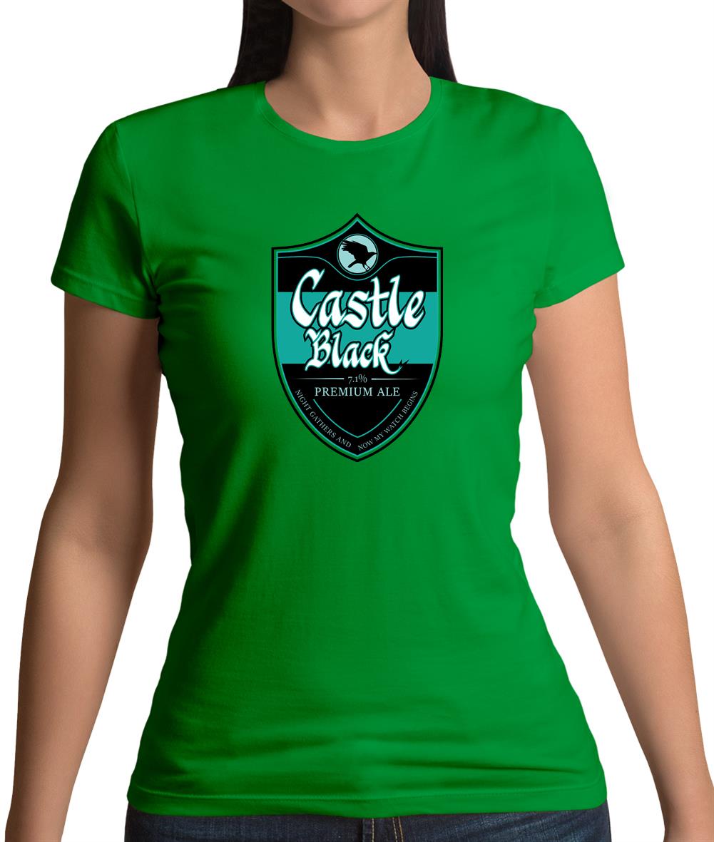 Castle Black Ale Womens T-Shirt Castle Black Ale Womens T-Shirt