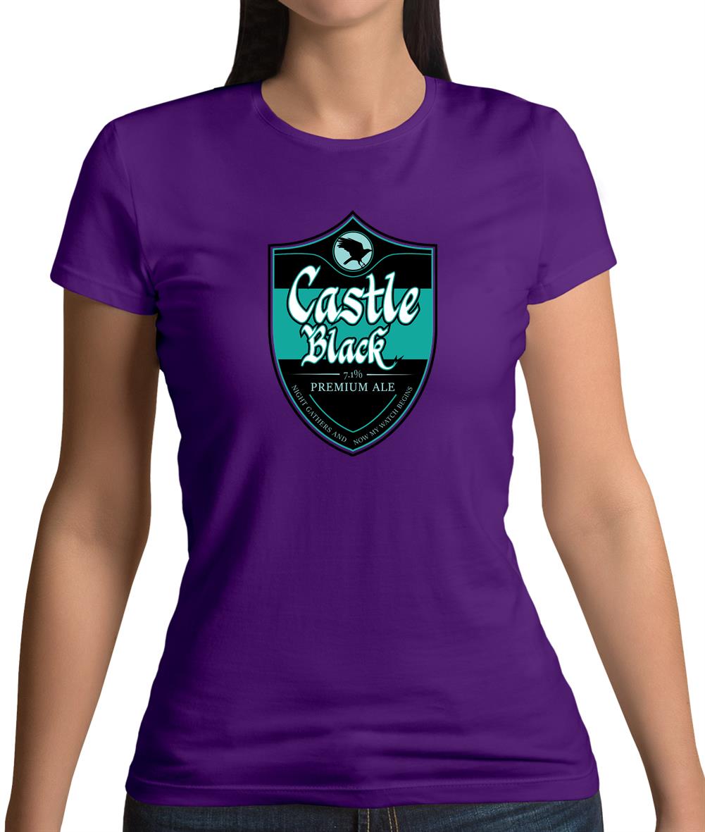 Castle Black Ale Womens T-Shirt Castle Black Ale Womens T-Shirt