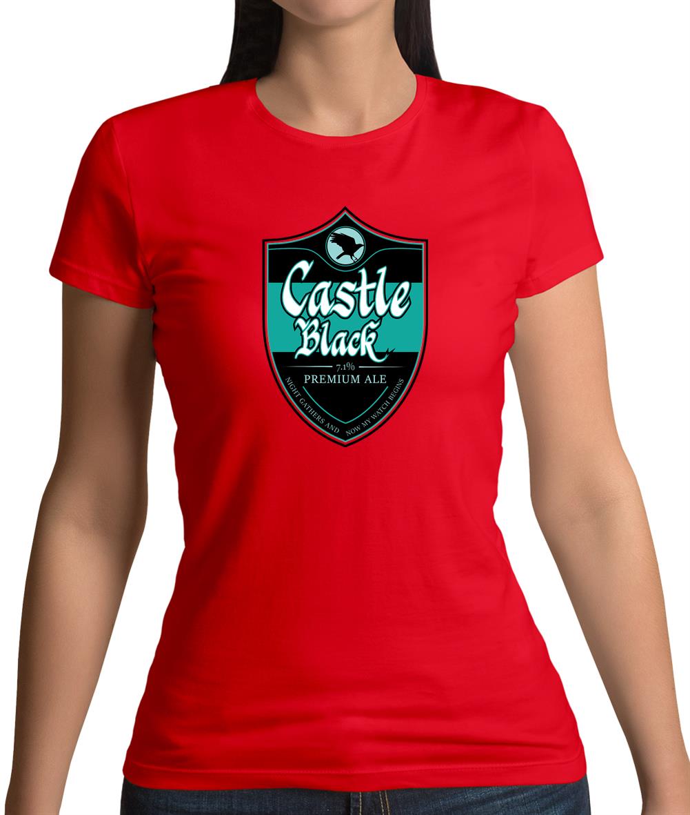 Castle Black Ale Womens T-Shirt Castle Black Ale Womens T-Shirt