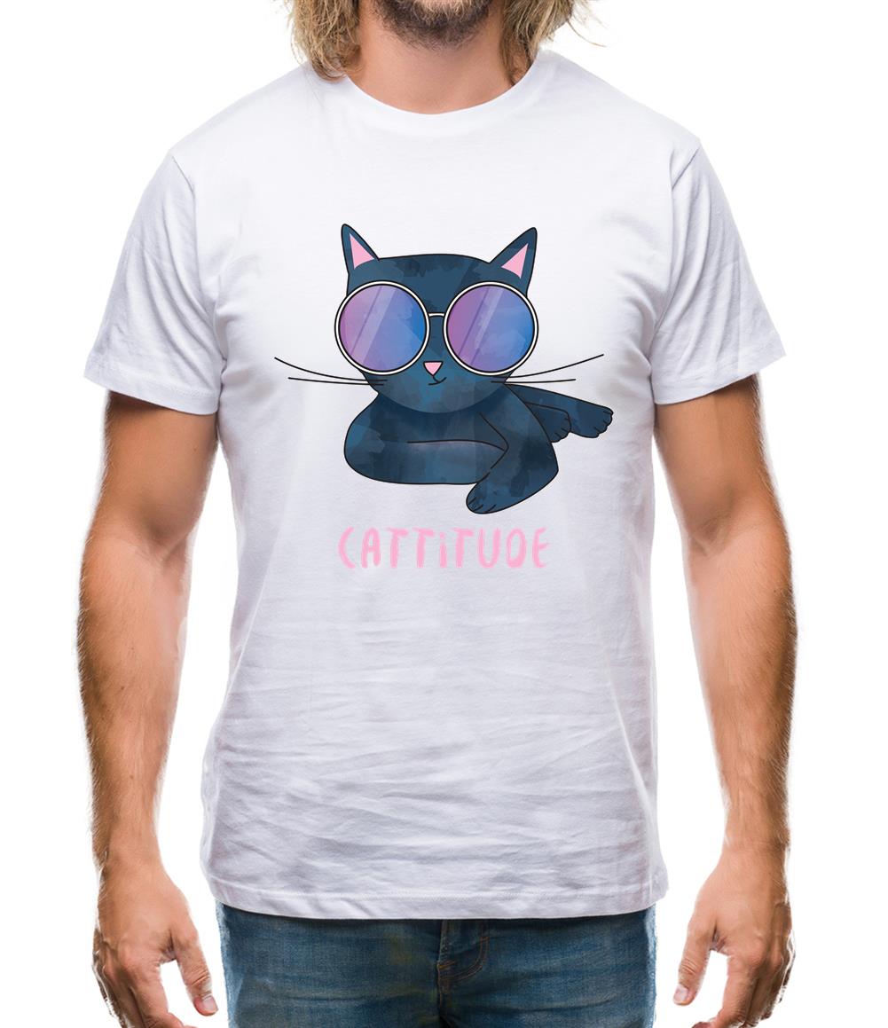 Cattitude Mens T-Shirt Cattitude Mens T-Shirt