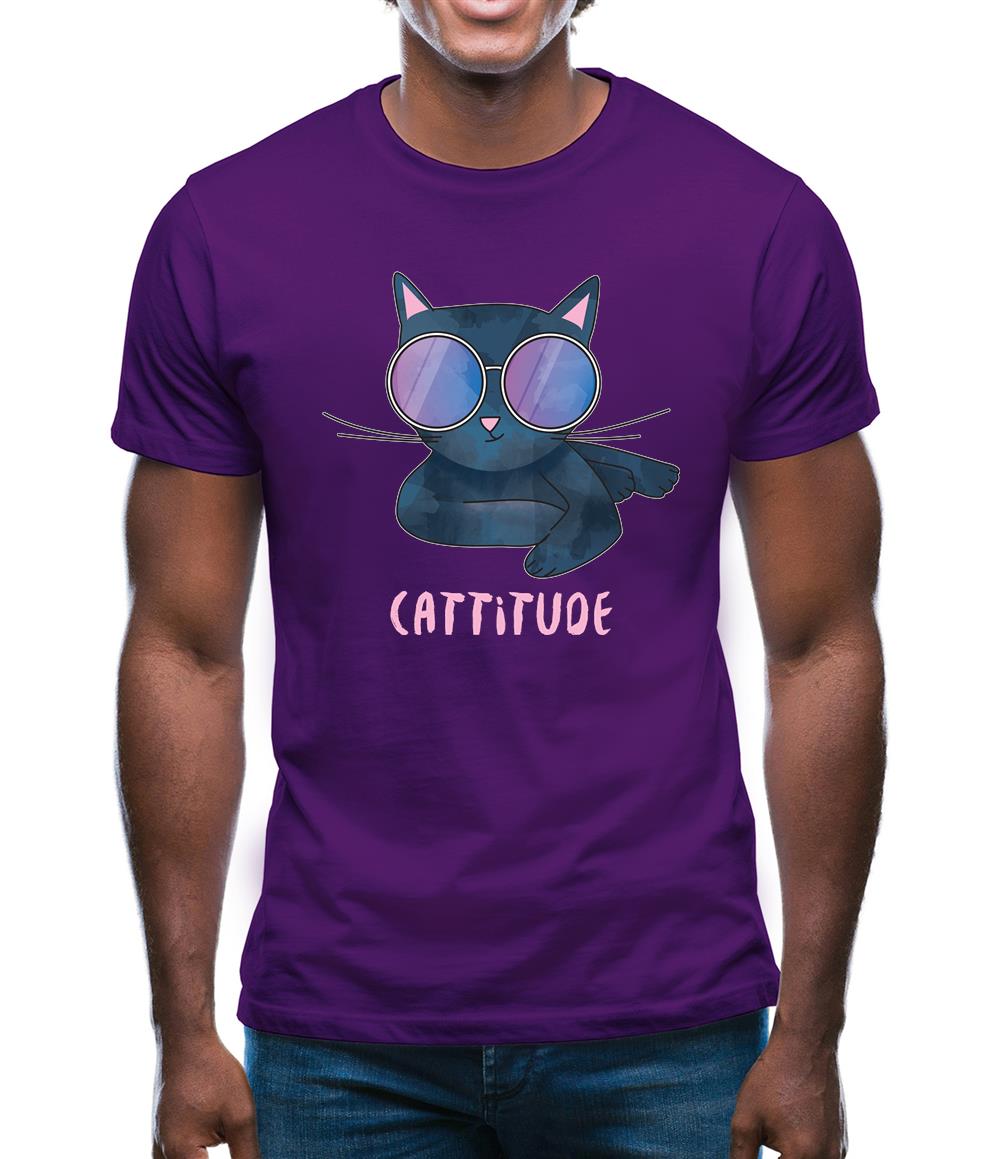 Cattitude Mens T-Shirt Cattitude Mens T-Shirt