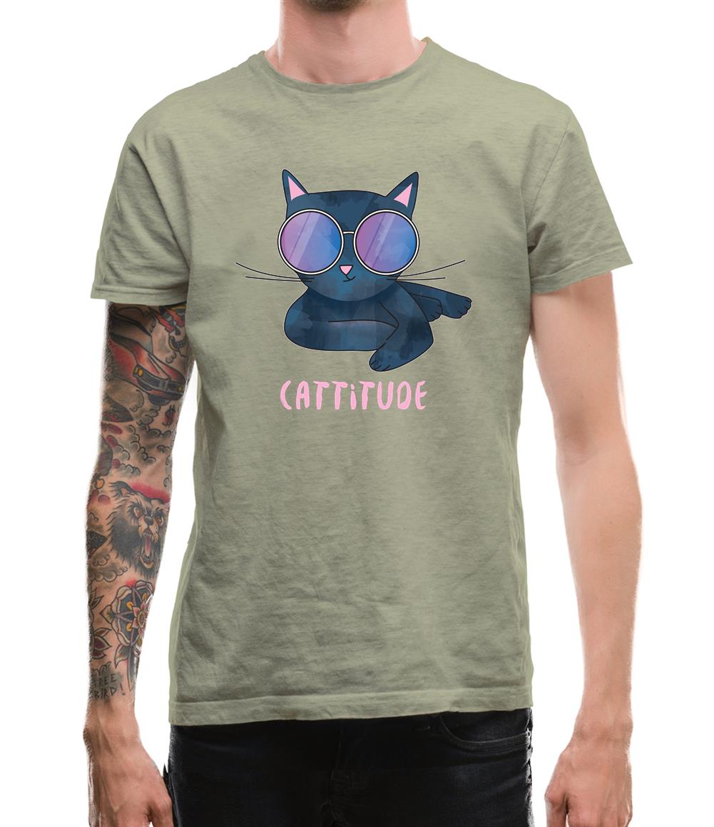 Cattitude Mens T-Shirt Cattitude Mens T-Shirt