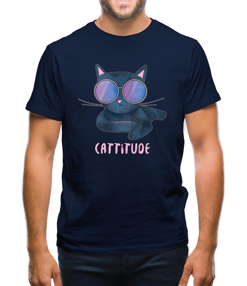 Cattitude Mens T-Shirt Cattitude Mens T-Shirt