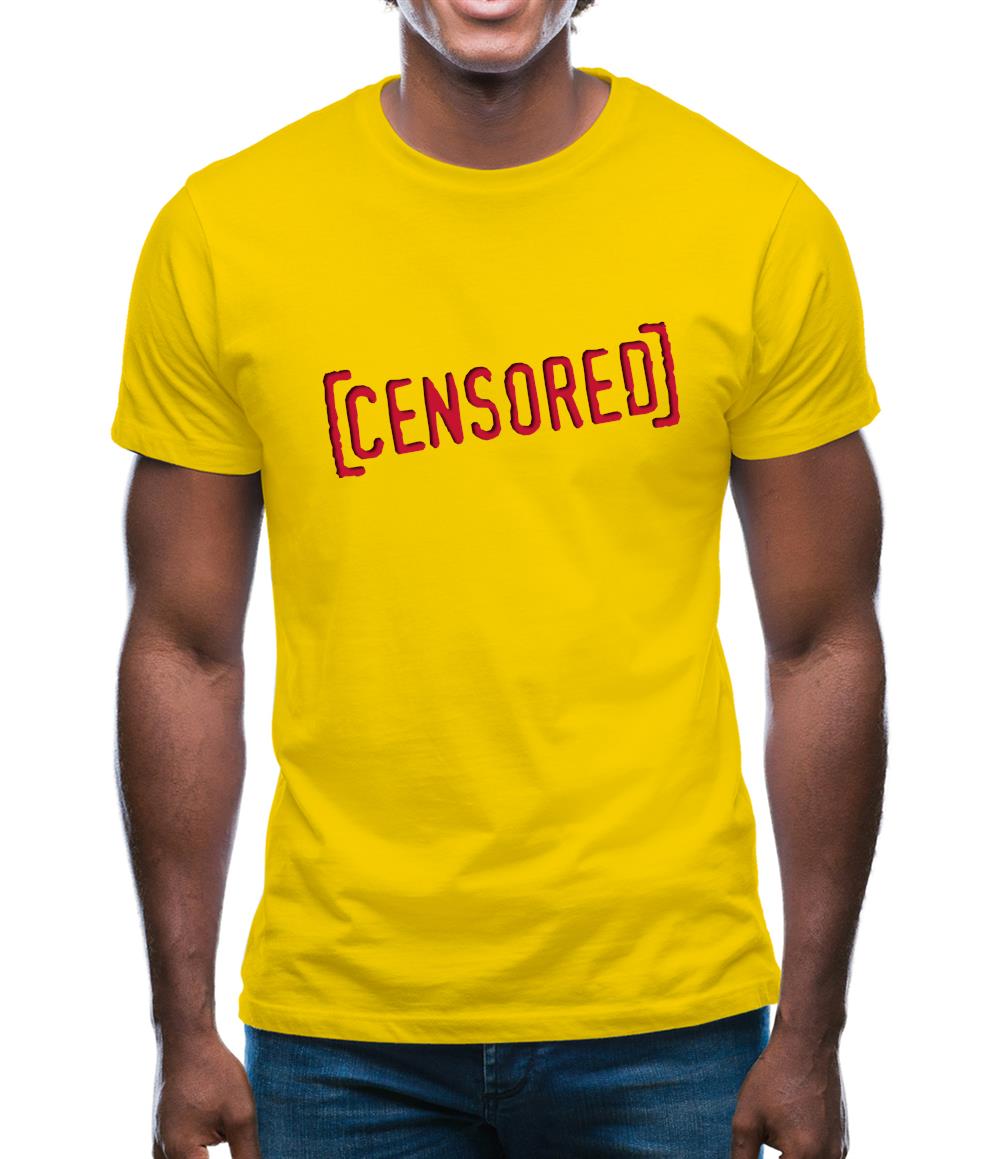 Censored Mens T-Shirt Censored Mens T-Shirt