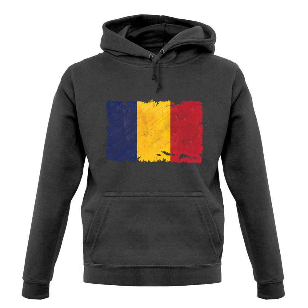 Chad Grunge Style Flag unisex hoodie Chad Grunge Style Flag unisex hoodie