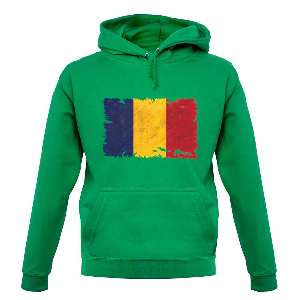 Chad Grunge Style Flag unisex hoodie Chad Grunge Style Flag unisex hoodie