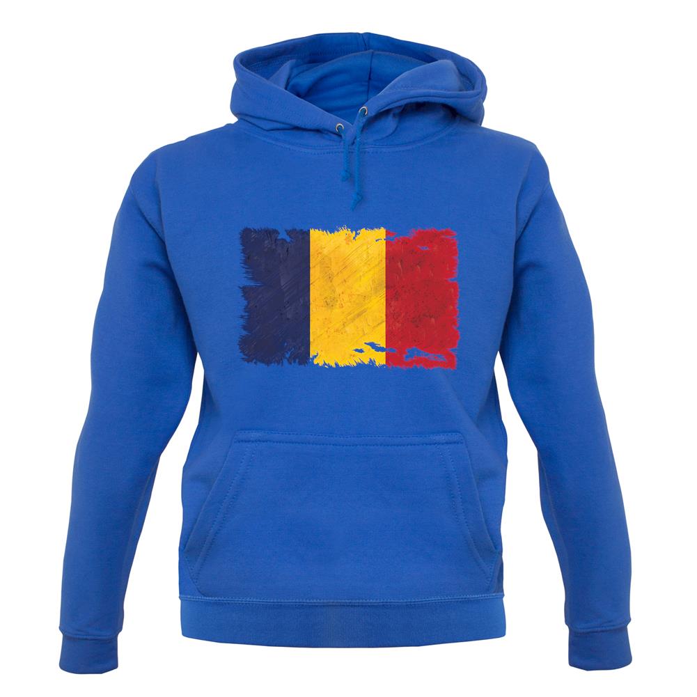 Chad Grunge Style Flag unisex hoodie Chad Grunge Style Flag unisex hoodie