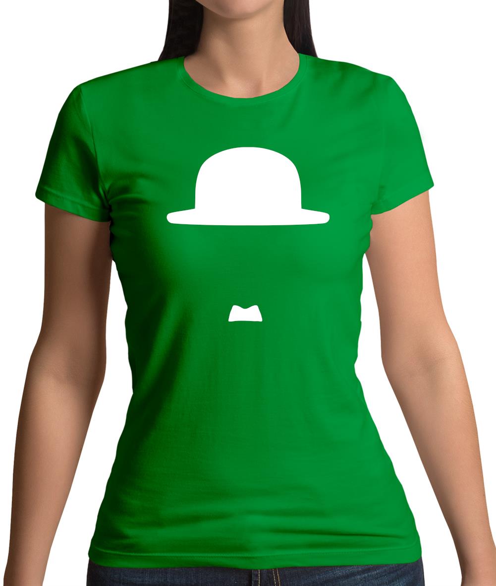 Minimalist Charlie Chaplin Womens T-Shirt Minimalist Charlie Chaplin Womens T-Shirt