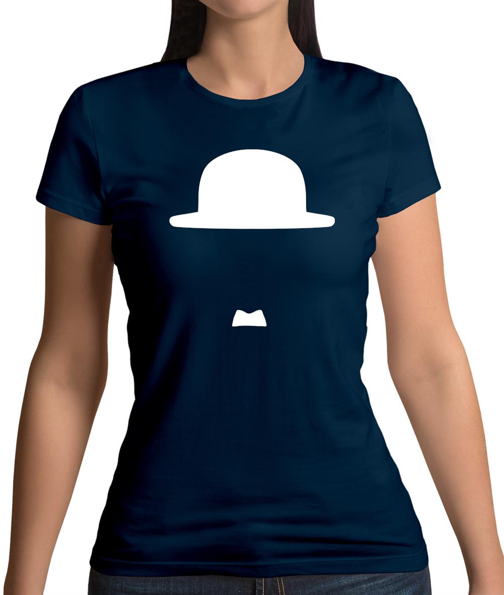 Minimalist Charlie Chaplin Womens T-Shirt Minimalist Charlie Chaplin Womens T-Shirt