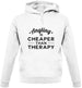 Angling Is Cheaper Than Therapy Unisex Hoodie Angling Is Cheaper Than Therapy Unisex Hoodie