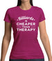 Billiards Is Cheaper Than Therapy Womens T-Shirt Billiards Is Cheaper Than Therapy Womens T-Shirt