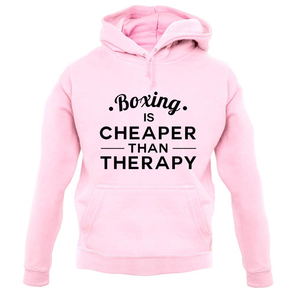 Boxing Is Cheaper Than Therapy Unisex Hoodie Boxing Is Cheaper Than Therapy Unisex Hoodie