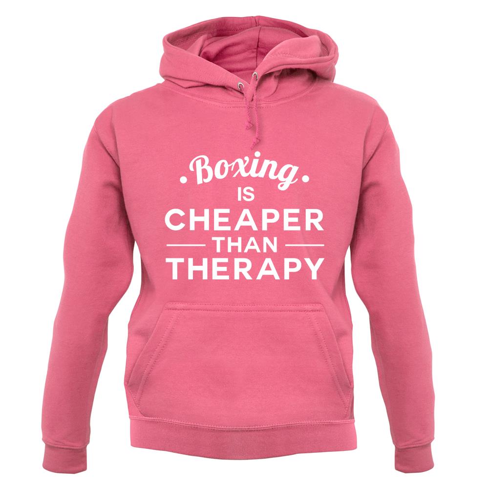 Boxing Is Cheaper Than Therapy Unisex Hoodie Boxing Is Cheaper Than Therapy Unisex Hoodie