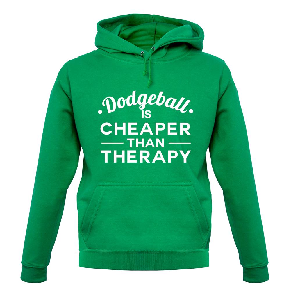 Dodgeball Is Cheaper Than Therapy Unisex Hoodie Dodgeball Is Cheaper Than Therapy Unisex Hoodie