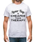 Lasertag Is Cheaper Than Therapy Mens T-Shirt Lasertag Is Cheaper Than Therapy Mens T-Shirt