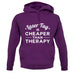 Lasertag Is Cheaper Than Therapy Unisex Hoodie Lasertag Is Cheaper Than Therapy Unisex Hoodie