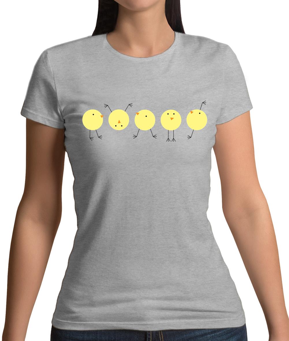 Yellow Chicks Womens T-Shirt Yellow Chicks Womens T-Shirt