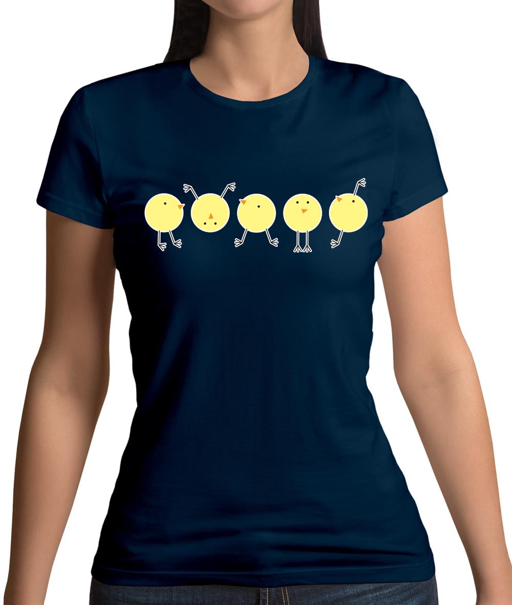 Yellow Chicks Womens T-Shirt Yellow Chicks Womens T-Shirt