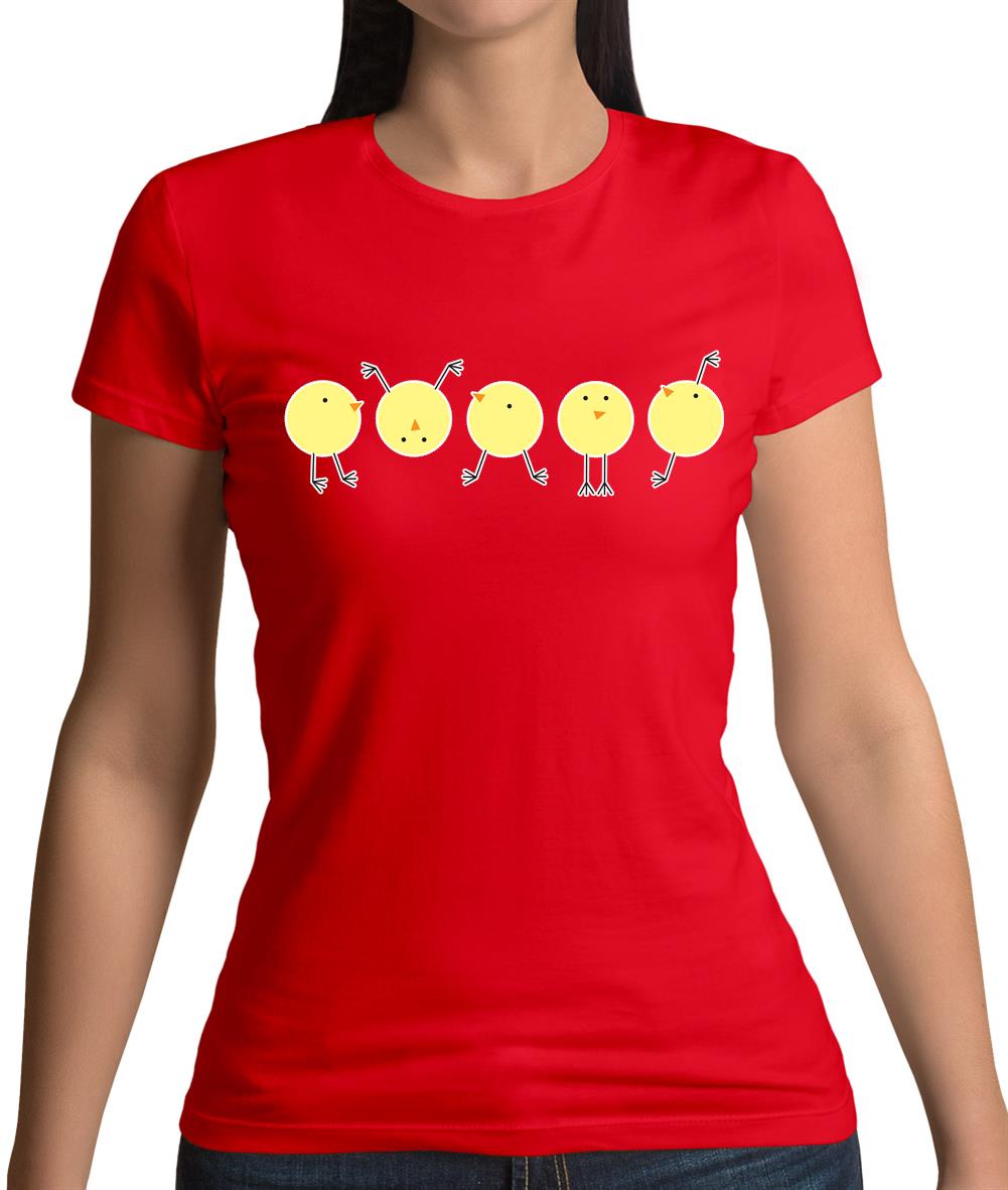 Yellow Chicks Womens T-Shirt Yellow Chicks Womens T-Shirt