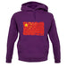 China Grunge Style Flag unisex hoodie China Grunge Style Flag unisex hoodie
