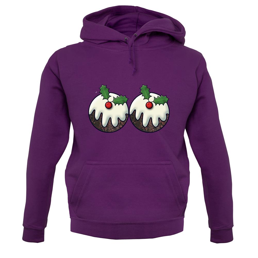Christmas Pudding Boobs unisex hoodie Christmas Pudding Boobs unisex hoodie