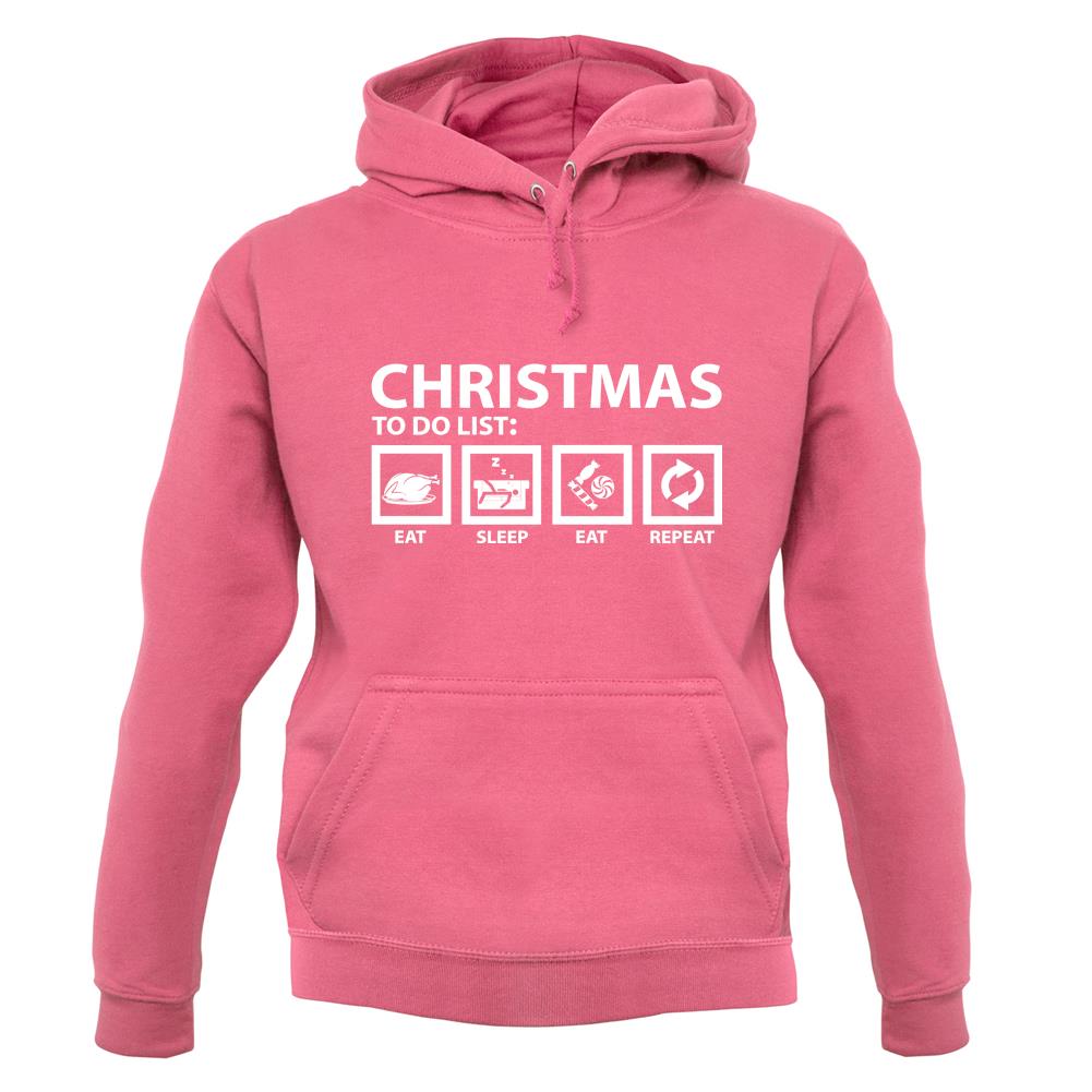 Christmas To Do List unisex hoodie Christmas To Do List unisex hoodie
