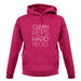 Clean Reps Hard Pecs unisex hoodie