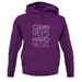 Clean Reps Hard Pecs unisex hoodie