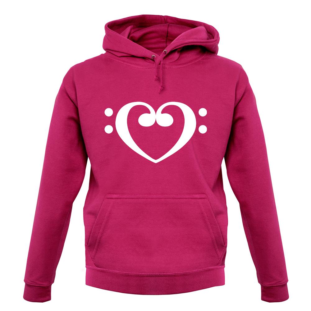 Heart Clef unisex hoodie Heart Clef unisex hoodie